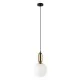 Italux Aldeva  bronz függesztett lámpa (IT-PND-02340-1M-BRO) E27 1 izzós IP20