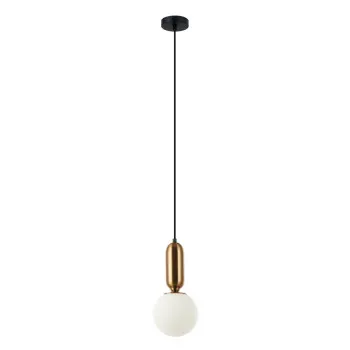 Italux Aldeva  bronz függesztett lámpa (IT-PND-02340-1S-BRO) E27 1 izzós IP20