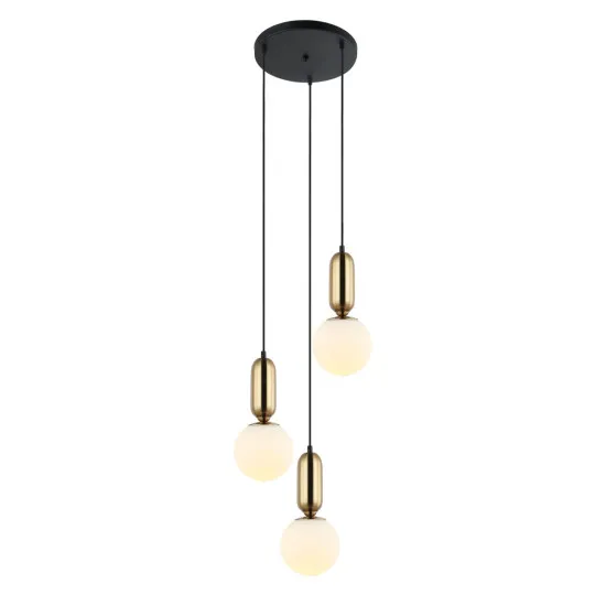 Italux Aldeva  bronz függesztett lámpa (IT-PND-02340-3S-BRO) E27 3 izzós IP20