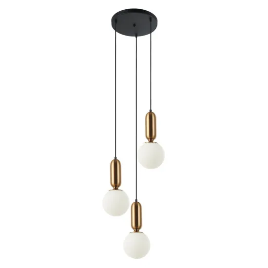Italux Aldeva  bronz függesztett lámpa (IT-PND-02340-3S-BRO) E27 3 izzós IP20