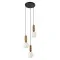 Italux Aldeva  bronz függesztett lámpa (IT-PND-02340-3S-BRO) E27 3 izzós IP20