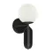 Italux Aldeva  fekete falikar (IT-WL-02340-1-BK) E27 1 izzós IP20