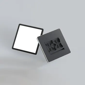 Italux Aleria  fekete LED mennyezeti lámpa (IT-PLF-39573-230S-22W-BL) LED 1 izzós IP20