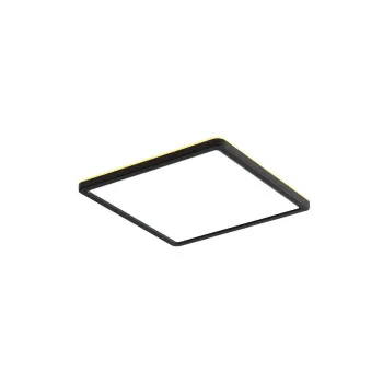 Italux Aleria  fekete LED mennyezeti lámpa (IT-PLF-39573-230S-22W-BL) LED 1 izzós IP20