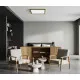 Italux Aleria  fekete LED mennyezeti lámpa (IT-PLF-39573-450S-50W-BL) LED 1 izzós IP20