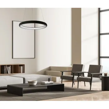 Italux Alessia  fekete LED függesztett lámpa (IT-5280-840RP-BK-3) LED 1 izzós IP20