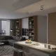 Italux Altisma  fehér-fekete LED mennyezeti lámpa (IT-CLN-6677-75-WH-BL-3K) LED 1 izzós IP20