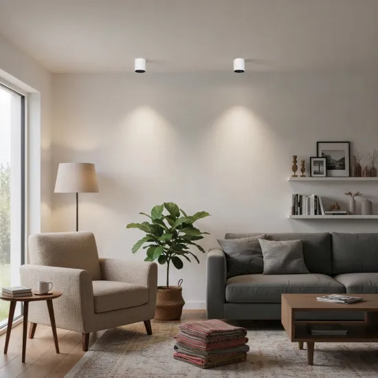 Italux Altisma  fehér-fekete LED mennyezeti lámpa (IT-CLN-6677-75-WH-BL-3K) LED 1 izzós IP20