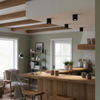 Italux Altisma  fekete LED mennyezeti lámpa (IT-CLN-6677-95-BL-3K) LED 1 izzós IP20