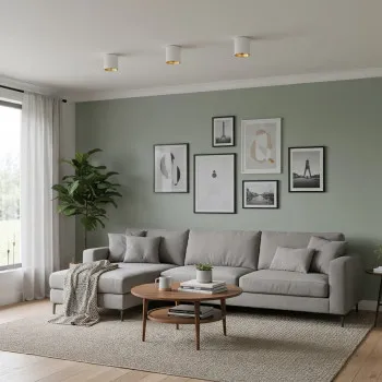 Italux Altisma  fehér-arany LED mennyezeti lámpa (IT-CLN-6677-95-WH-GD-3K) LED 1 izzós IP20