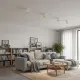 Italux Altisma  fehér-arany LED mennyezeti lámpa (IT-CLN-6677-95-WH-GD-3K) LED 1 izzós IP20