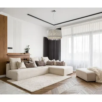 Italux Anabella  ezüst csillár (IT-P0207-07D-F4QL) G9 7 izzós IP20