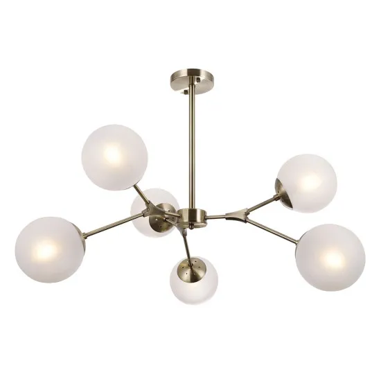 Italux Annes  bronz függesztett lámpa (IT-PND-56980-6B) E14 6 izzós IP20