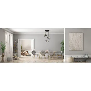 Italux Antoin  fekete függesztett lámpa (IT-PND-2445-3-BK) E27 3 izzós IP20