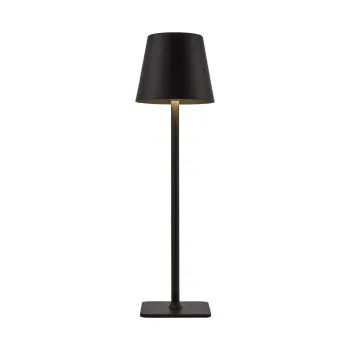 Italux Atlis  fekete kültéri hordozható LED asztali lámpa (IT-TB-2821-BK) LED 1 izzós IP54
