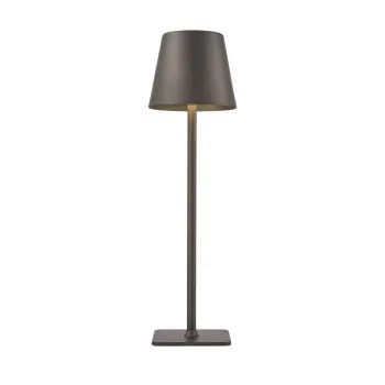 Italux Atlis  grafit kültéri hordozható LED asztali lámpa (IT-TB-2821-GR) LED 1 izzós IP54