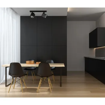 Italux Aveiro  fekete LED mennyezeti spotlámpa (IT-SPL-31981-2B-BK) LED 3 izzós IP20