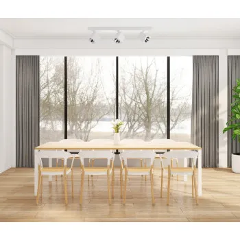Italux Aveiro  fehér LED mennyezeti spotlámpa (IT-SPL-31981-3B-WH) LED 3 izzós IP20