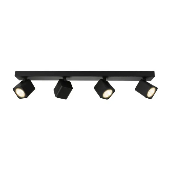 Italux Aveiro  fekete LED mennyezeti spotlámpa (IT-SPL-31981-4B-BK) LED 4 izzós IP20