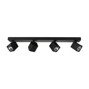 Italux Aveiro  fekete LED mennyezeti spotlámpa (IT-SPL-31981-4B-BK) LED 4 izzós IP20