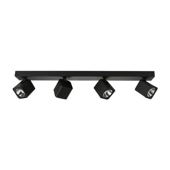 Italux Aveiro  fekete LED mennyezeti spotlámpa (IT-SPL-31981-4B-BK) LED 4 izzós IP20