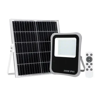 Italux Bares  szürke napelemes LED kültéri reflektor (IT-SLR-73142-200W) LED 1 izzós IP65