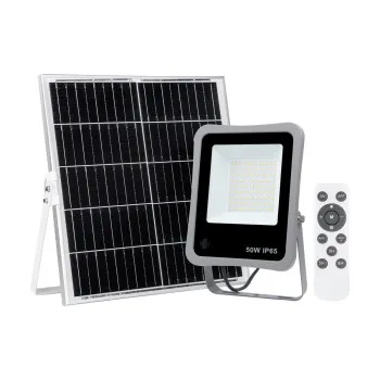 Italux Bares  szürke napelemes LED kültéri reflektor (IT-SLR-73142-50W) LED 1 izzós IP65