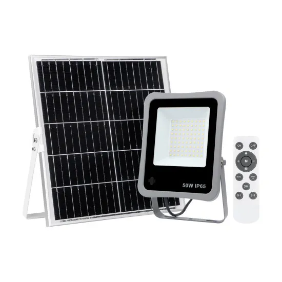 Italux Bares  szürke napelemes LED kültéri reflektor (IT-SLR-73142-50W) LED 1 izzós IP65
