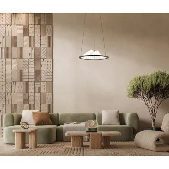 Italux Baret  kávébarna LED függesztett lámpa (IT-PND-58038-26W-3K) LED 1 izzós IP20
