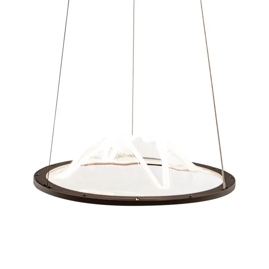 Italux Baret  kávébarna LED függesztett lámpa (IT-PND-58038-26W-3K) LED 1 izzós IP20