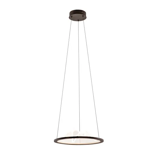 Italux Baret  kávébarna LED függesztett lámpa (IT-PND-58038-26W-3K) LED 1 izzós IP20