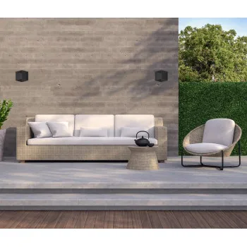 Italux Bari  fekete LED kültéri fali lámpa (IT-PL-463) LED 1 izzós IP54