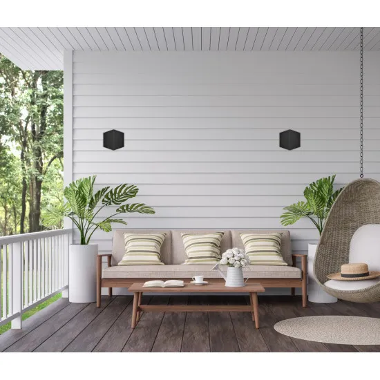 Italux Bari  fekete LED kültéri fali lámpa (IT-PL-467) LED 1 izzós IP54