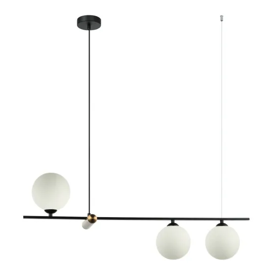 Italux Barletta  fekete-bronz függesztett lámpa (IT-PND-76540-3-BK) G9 3 izzós IP20