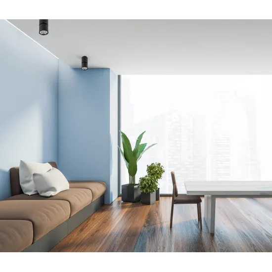 Italux Boniva  fekete LED mennyezeti spotlámpa (IT-SPL-2854-1-SC-BL) LED 1 izzós IP20