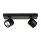 Italux Boniva  fekete LED mennyezeti spotlámpa (IT-SPL-2854-2B-BL) LED 2 izzós IP20