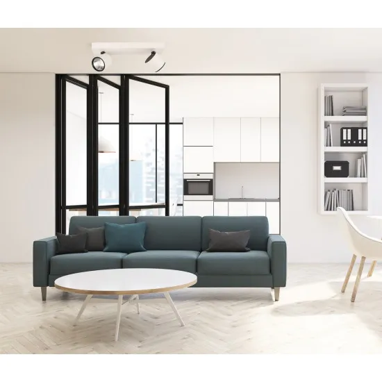 Italux Boniva  fehér-fekete LED mennyezeti spotlámpa (IT-SPL-2854-2B-WH) LED 2 izzós IP20