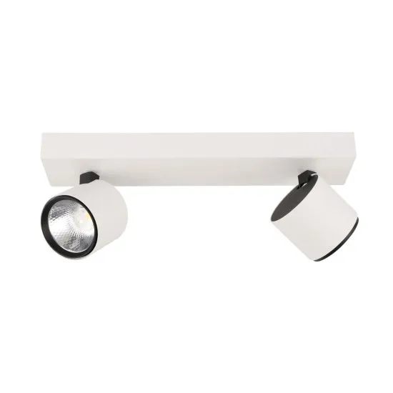 Italux Boniva  fehér-fekete LED mennyezeti spotlámpa (IT-SPL-2854-2B-WH) LED 2 izzós IP20