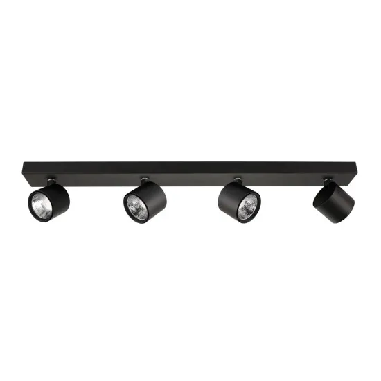 Italux Boniva  fekete LED mennyezeti spotlámpa (IT-SPL-2854-4B-BL) LED 4 izzós IP20