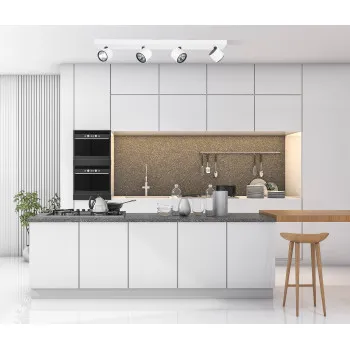 Italux Boniva  fehér-fekete LED mennyezeti spotlámpa (IT-SPL-2854-4B-WH) LED 4 izzós IP20