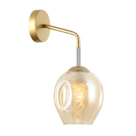 Italux Borgo  arany falikar (IT-WL-30843-1 GD+AMB) E27 1 izzós IP20