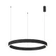 Italux Brasco Down  fekete LED függesztett lámpa (IT-PND-56215-080RPP-BK-3KS4K-TRDIMM) LED 1 izzós IP20
