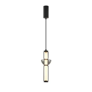 Italux Bruni  matt fekete LED függesztett lámpa (IT-PND-27372-1-19W-BK) LED 1 izzós IP20