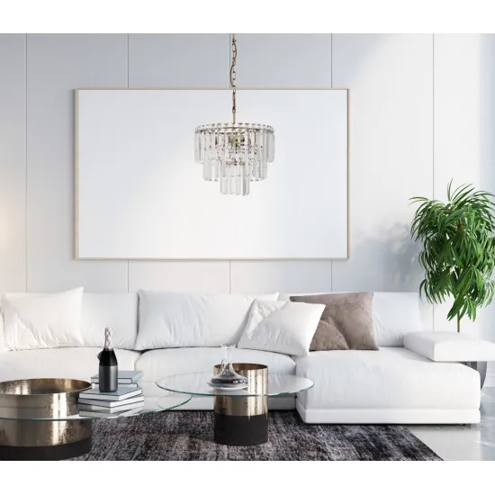 Italux Buena  bronz csillár (IT-PND-22320-4-ABR) E14 4 izzós IP20