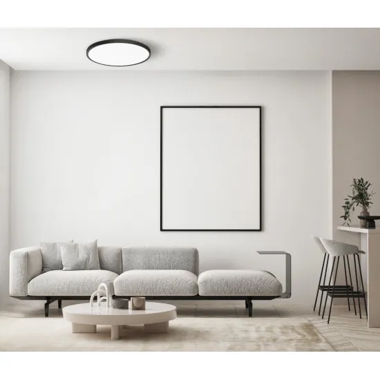 Italux Calvi  fekete LED mennyezeti lámpa (IT-PLF-35263-480R-36W-BL) LED 1 izzós IP20