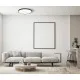 Italux Calvi  fekete LED mennyezeti lámpa (IT-PLF-35263-480R-36W-BL) LED 1 izzós IP20