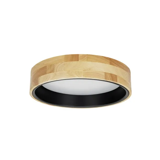 Italux Campelo  natúr-fekete LED mennyezeti lámpa (IT-PLF-4350-20W-WD-BK-4K) LED 1 izzós IP20
