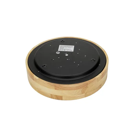 Italux Campelo  natúr-fekete LED mennyezeti lámpa (IT-PLF-4350-20W-WD-BK-4K) LED 1 izzós IP20