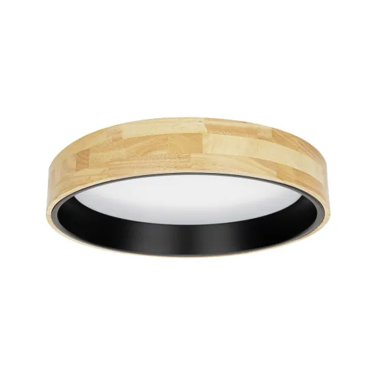 Italux Campelo  natúr-fekete LED mennyezeti lámpa (IT-PLF-4350-25W-WD-BK-4K) LED 1 izzós IP20