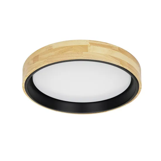 Italux Campelo  natúr-fekete LED mennyezeti lámpa (IT-PLF-4350-25W-WD-BK-4K) LED 1 izzós IP20
